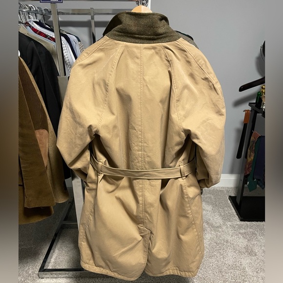 Rugby by Ralph Lauren Medium Reversible Tweed Trench Coat - Picture 5 of 14